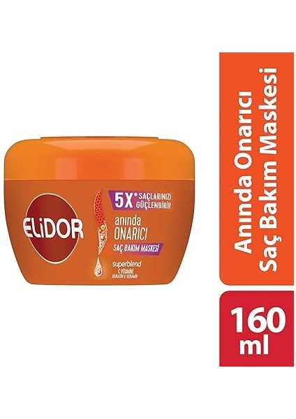 Superblend Saç Bakım Maskesi Anında Onarıcı C Vitamini Keratin Seramid 160 ml fiyatları