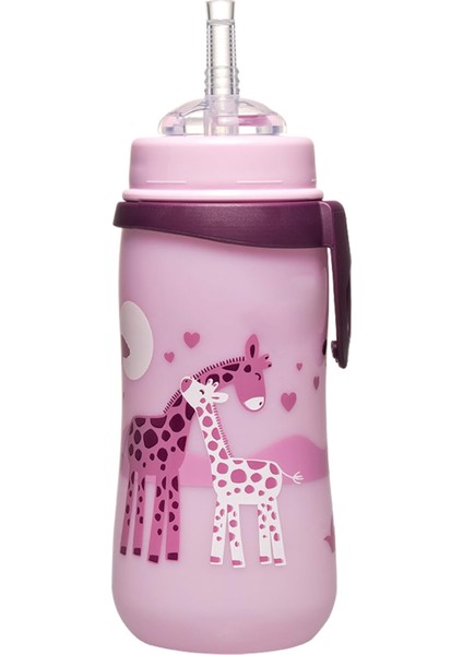 Pipetli Bardak 330 ml Kız, Zürafa