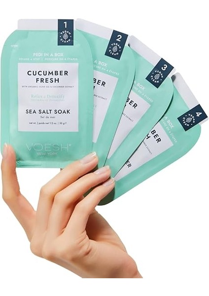 Pedi In A Box Deluxe 4 Adımlı Pedikür Seti Salatalik fiyatları