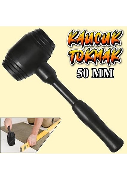 Kaucuk Tokmak Fayans Fayansçı Tokmağı Çekiç Seramik Karo Döşeme Parke Tadilat 50 Lik Siyah indirimleri