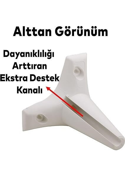 Aspen Mobilya Kanepe Sehpa Puf Koltuk Ayağı 12 cm Beyaz Baza Ayak (4 Adet) fırsatları