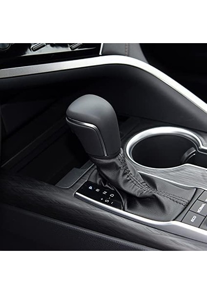Araba Aksesuarları Vites Topuzu 6 cm Evrensel Otomatik Hız Vites Değiştirici Kafa Toyota Corolla Için Uyumlu Deri Siyah (Tümü Siyah Deri) modelleri