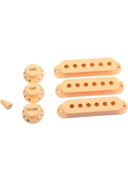 Gitar Manyetik Kapağı Aksesuar Seti Sarı Plastik Düğmeler Ses Tonu Kontrolü Gitar Parçaları fiyatları
