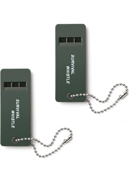 B 2'li Paket Plastik Yüksek Desibel Dış Mekan Hayatta Kalma Düdüğü Plastik Pipo, Dış Mekan, Yürüyüş, Kamp Yardımı Için