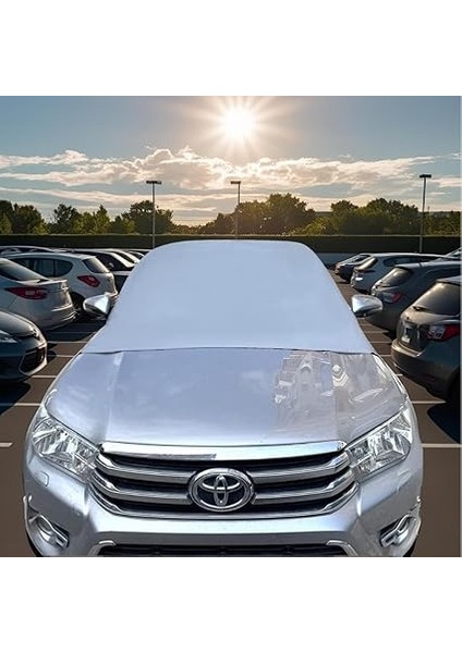 Branda Araba Güneşlik Araç Buz Kar Güneş Koruyucu Yarım Branda (Büyük Boy) fiyatları