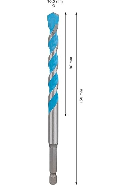 Professional 1x Expert Hex-9 Multiconstruction Delme Uçları (Beton, Yumuşak Döşemeler, Çelik, Yumuşak Ahşap, Plastik, Ø 10,00X150 Mm, Aksesuar Döner Matkap/vidalamalar) modelleri