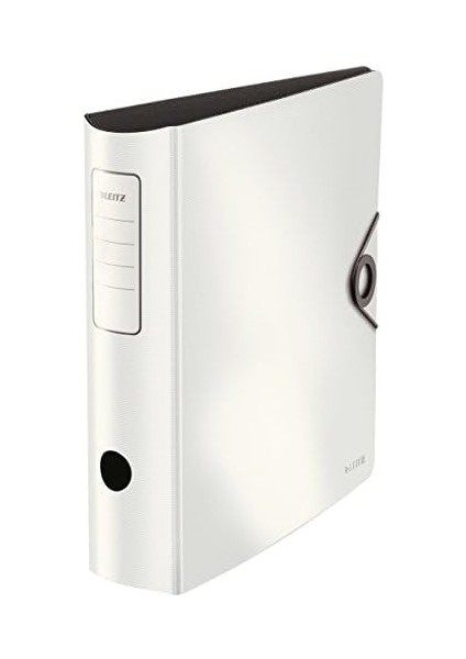 180° Active Solid Geniş Klasör, Beyaz, A4, 82 mm Genişliğinde Yuvarlak Sırt, Elastik Bantlı, Hafif Polyfoam Malzeme, 10471001 modelleri