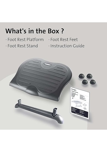 Solesaver Ergonomik Ayaklık Daha Iyi Duruş, Kronik Sırt Ağrısını Azaltma ve Ortopedik Rahatlama Için Ayarlanabilir Yükseklik, Gri, 56152 fırsatları