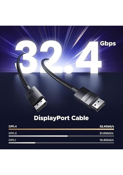 8k Display Port Dp 1.4 Kablo 1 Metre modelleri