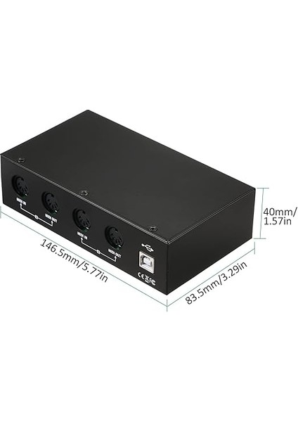 UM4X4 USB Mıdı Arayüzü 4 Giriş /4 Çıkış 64 Mıdı Kanalı 4i/4o Birleştirme 2I4O Mıdı Kutusu 4x4 fiyatları