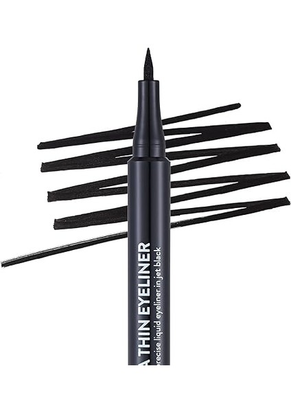 Ultra Thin Keçe Uçlu Mat Kalem Eyeliner 001 Black fiyatları