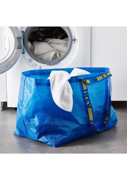 Frakta Mavi Büyük Çanta - Alışveriş, Çamaşır ve Depolama Için Ideal fiyatları