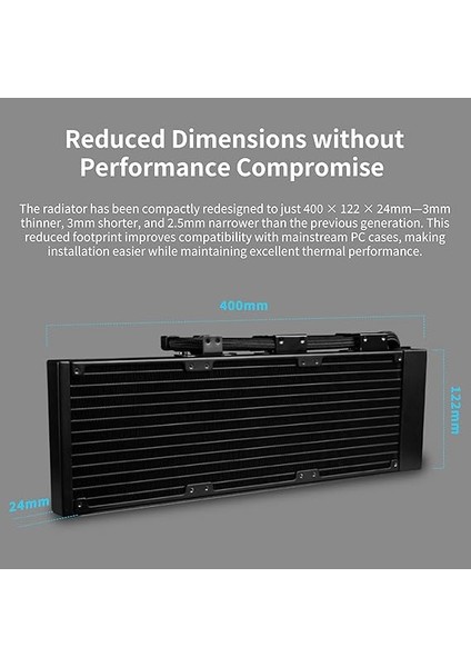 Li Hydroshift Iı 360 Tl Rgb Sıvı Cpu Soğutucu - 360MM Aıo - 3x 120 Rgb Fanlar - 2,1 Inç IPS LCD Ekran - 3 Kontrol Modu - Esnek Boru Kelepçesi - Lga 1851/1700, Amd Am5/am4 - Beyaz (HS2LCD36TW) fırsatları