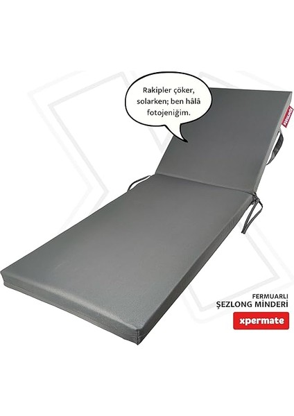 Fermuarlı Şezlong Minderi Su Geçirmez Kumaş Katlanır Şezlong Minder Katlanabilir Plaj Minder 60X180 fiyatları