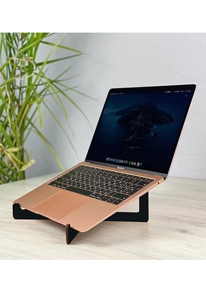 Gift Taşınabilir Siyah Ahşap Notebook Laptop Standı fiyatları