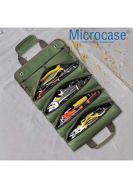 Çok Bölmeli Karavan, Alet Çantası, Ağır Hizmet Tipi Rulo Takım Çantası Katlanabilir Rulo Çanta - AL5114 modelleri