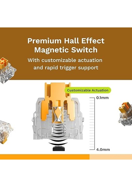 Panda Anahtarlar Yağlı - Hall Effect, Bilgisayarda Oyun Oynamak Için 36 Anahtar, He Değiştirilebilir Mekanik Klavyeler Için Manyetik Anahtarlar fiyatları
