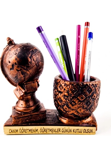 Buğz Dünya Tasarımlı Kalemlik - Öğretmenler Günü Hediyesi fiyatları