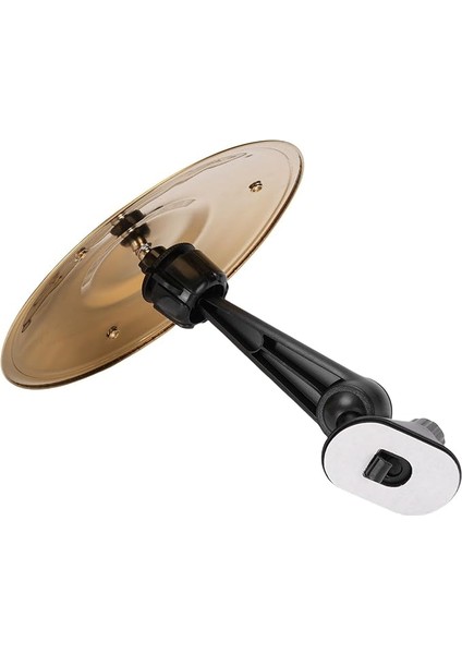 Araba Çarpışma Zil Hava Havalandırma Mini Drum Çember Çember Klipsli Tip Müzik Severler Için Ayarlanabilir Kol Alaşımlı Abs Braketi Eğlenceli Sürüş Aksesuarı (Gold)