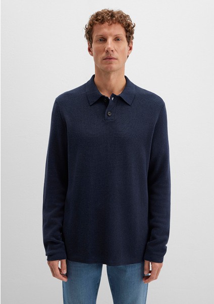 Lacivert Triko Polo 0710352-70490 modelleri