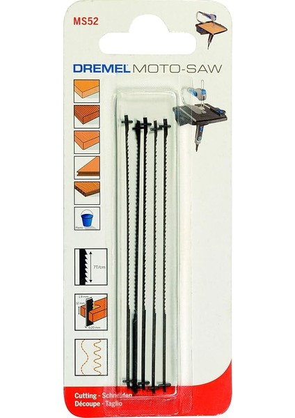 MS52 Moto-Saw Ince Ahşap Kesme Testere Bıçağı fırsatları