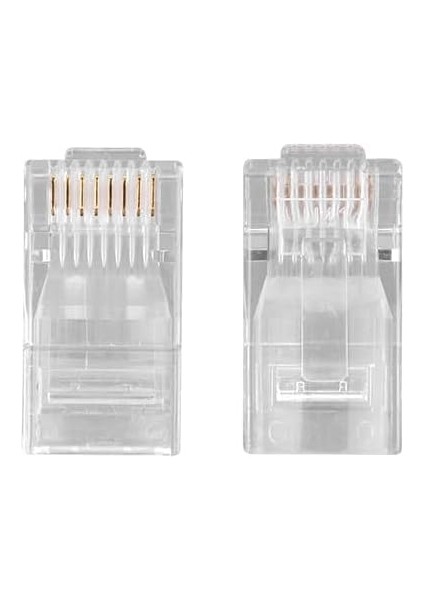COB8P 50'li Paket Cat5 Cat6 RJ45 Jack Ethernet Internet Modem Kablosu Soketi Network Tüm Cat5 Cat6 Uyumlu Soket RJ45 Jack fiyatları