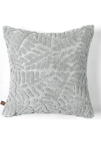 Jakarlı Kırlent 43X43 cm Forest Gri