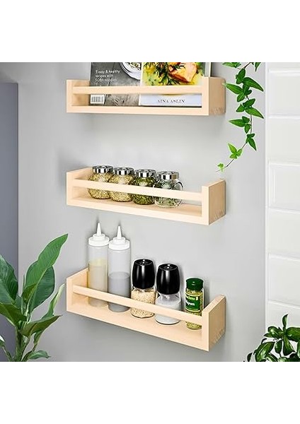 IKE-400.701.85 Bekväm Baharat Rafı, Kayın Masif, 40 x 10 x 9 cm fiyatları