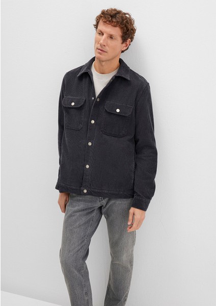 Antrasit Cepli Kadife Gömlek 0211750-70087 modelleri