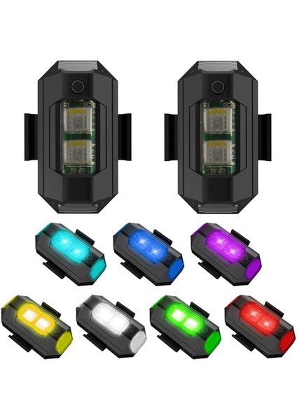 Çarpışma Önleyici Aydınlatma, Dron, Flaş, Gece Uçuşu, Uçuş, Uçuş, Uçuş, Uçuş, Uçuş, Uçuş, Çok Amaçlı, Rc Araba Motosiklet El Feneri, Dış Mekan Bisiklet Sporu, Uyarı Lambası, 7 Renk