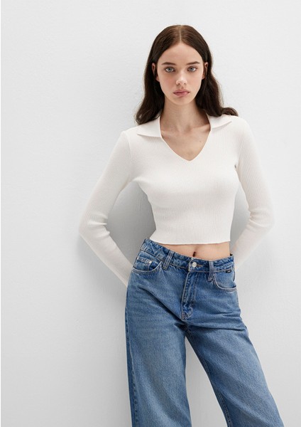 Ekru Triko Polo 1710802-70057