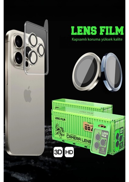 Apple Iphone 17 Raze Metal Kamera Lens - Gümüş fiyatları