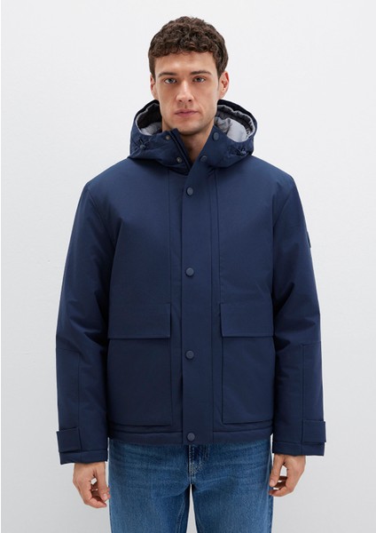 Kapüşonlu Lacivert Mont 0110667-80872 fırsatları
