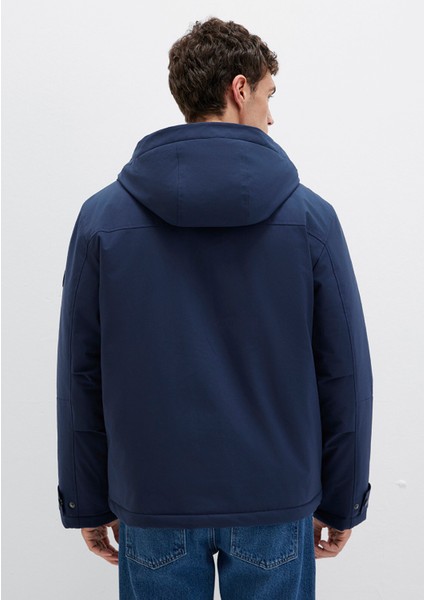 Kapüşonlu Lacivert Mont 0110667-80872 indirimleri