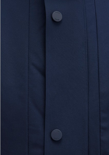 Kapüşonlu Lacivert Mont 0110667-80872