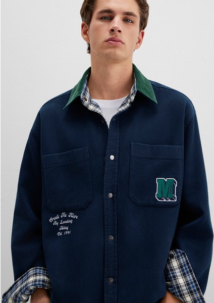 Çift Taraflı Lacivert Gömlek 0211783-80872 fiyatları