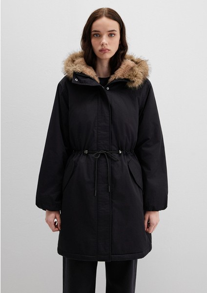 Siyah Parka 1110786-900 indirimleri