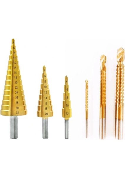 Buğz 6 Parça Kademeli Matkap Ucu Seti