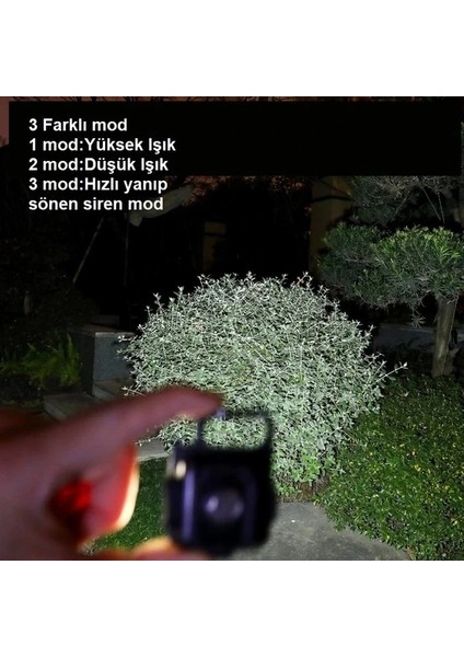 Buğz 30 Ledli Mıknatıslı Mini Anahtarlık Flash Kamp Lambası