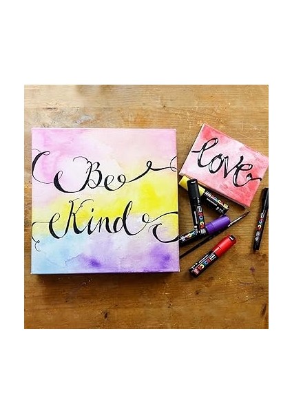 Posca Markör Kalem 3m Set 0.9-1.3 mm Keçe Uçlu Beyaz fırsatları