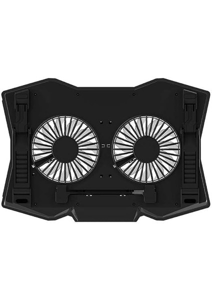 Ad-Rc9 Tornado Siyah 115-115 -15MM (2 Adet) Fanlı 10''-18'' Rgb Işıklı Notebook Soğutucu Stand modelleri