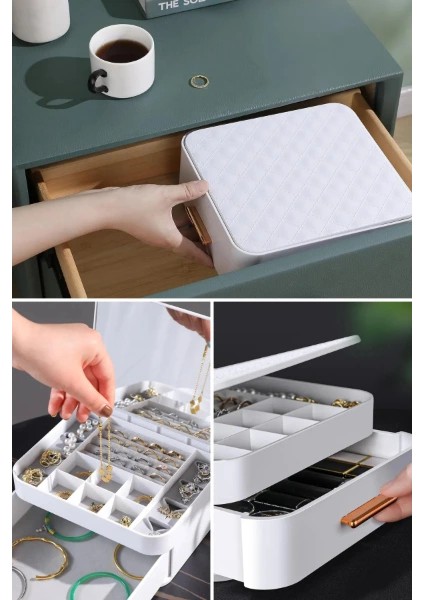 Buğz Aynalı Takı Organizeri