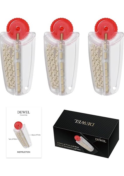 3 Paket Çakmak Fitili Çakmaktaşı ve Pamuk Malzeme, Gazyağı Benzinli Çakmak Aksesuarları Pamuk Fitil Yedek Fitil Çakmak Çakmaktaşı Yağ Ateş Çakmak Için fırsatları
