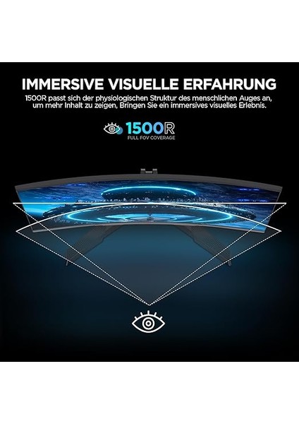 24E6CA 23.6" Monitör, Monitörü, Monitörler ile Yüksek Hızlı Oyun Deneyimi, 180Hz Yenileme Hızı, 1500R Kavisli Ekran ve Ergonomik Tasarım modelleri