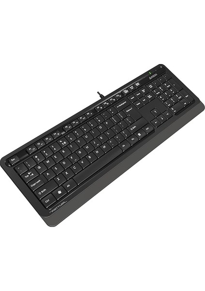 Tech FK10 Q USB Türkçe Fn-Multimedya Klavye,siyah/gri