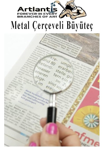 mm 1 Adet 6x Plastik Sap Çerçeveli 9 cm Büyüteç Merçek Okul Büro Ofis Krom Kaplama Büyüteç modelleri