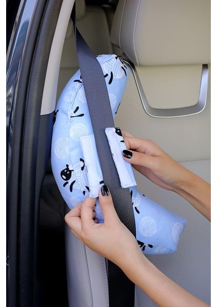 Seyahat Boyun Yastığı Ortopedik Araba Otobüs Uçak Yolculuk Yastığı Koyun Desen 30 x 10 Kurtçuk Yastık Koyun fiyatları