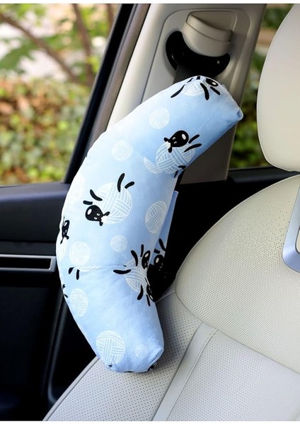 Seyahat Boyun Yastığı Ortopedik Araba Otobüs Uçak Yolculuk Yastığı Koyun Desen 30 x 10 Kurtçuk Yastık Koyun modelleri