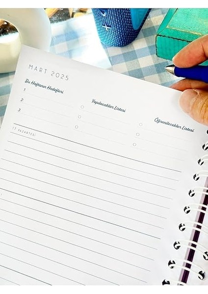 Ajanda 2024-2025 Gizli Spiralli 17X23CM 100GR. indirimleri