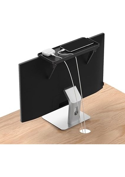 TA53 Ayarlanabilir Tv Üstü Depolama Tutucu, Ekran Monitör Üst Raf, Cep Telefonu Standı,medya Kutuları ve Oyun Konsolu Kumanda Tutucu Ev Ofis Için Özel Tasarlanmış Monitör Tv Ekran Rafı indirimleri